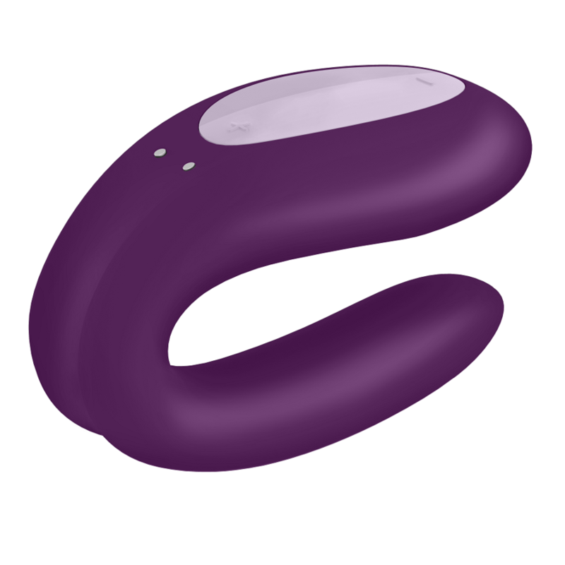 Satisfyer Double Joy Morado con App