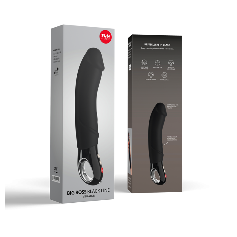 Big Boss Negro Vibrador XL