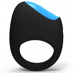 Vibrateur d’anneau de sauveteur noir avec l’application