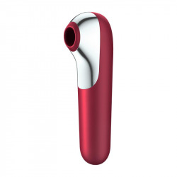 Satisfyer Dual Love Vibromasseur et Stimulateur Rouge