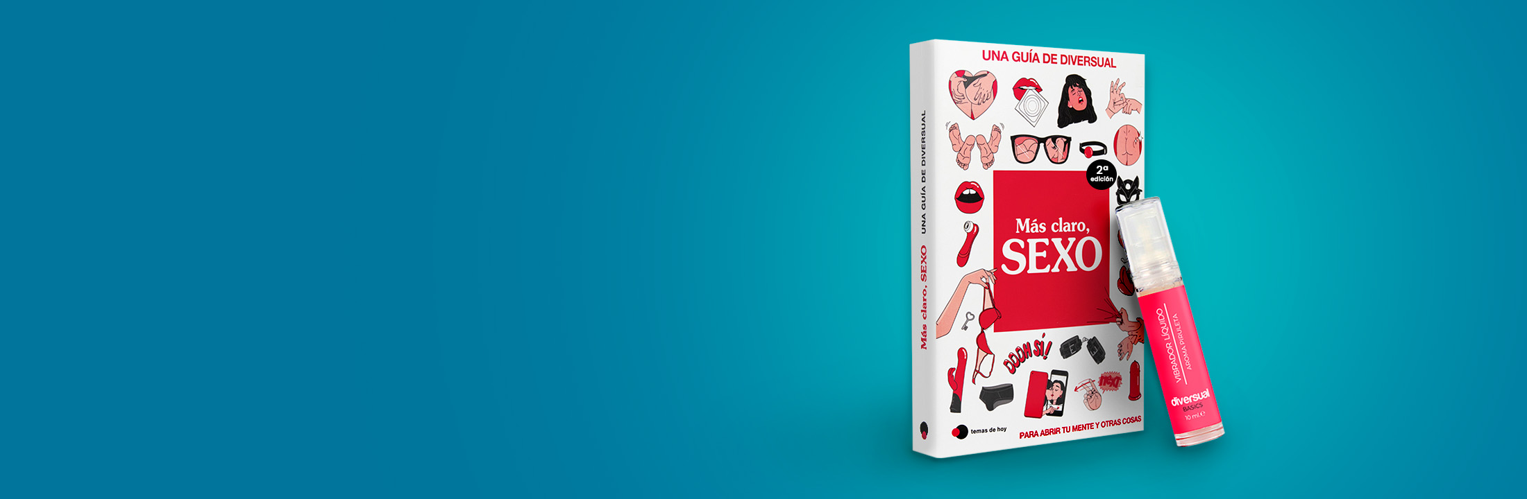 Promo Libro + Vibrador l&iacute;quido