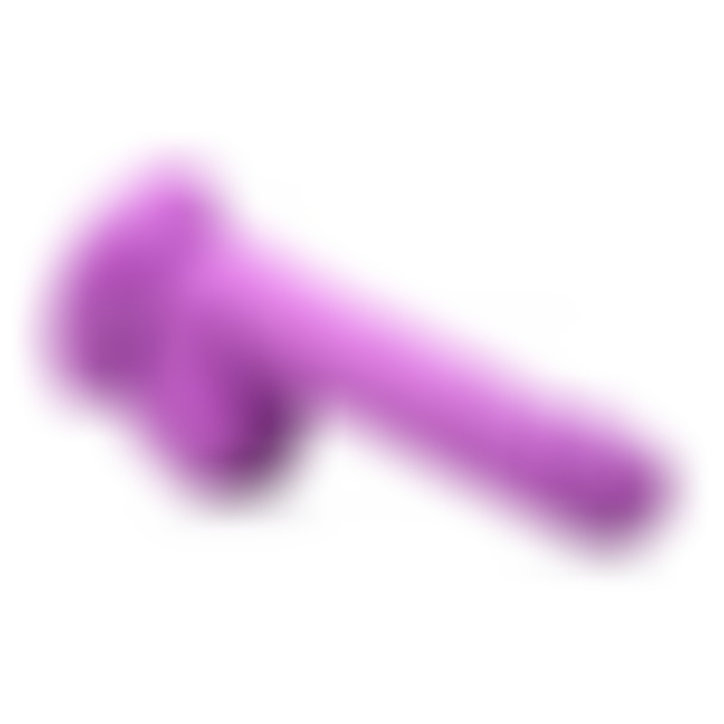 Dildo Realístico c/ Testículos 16,5 cm Morado