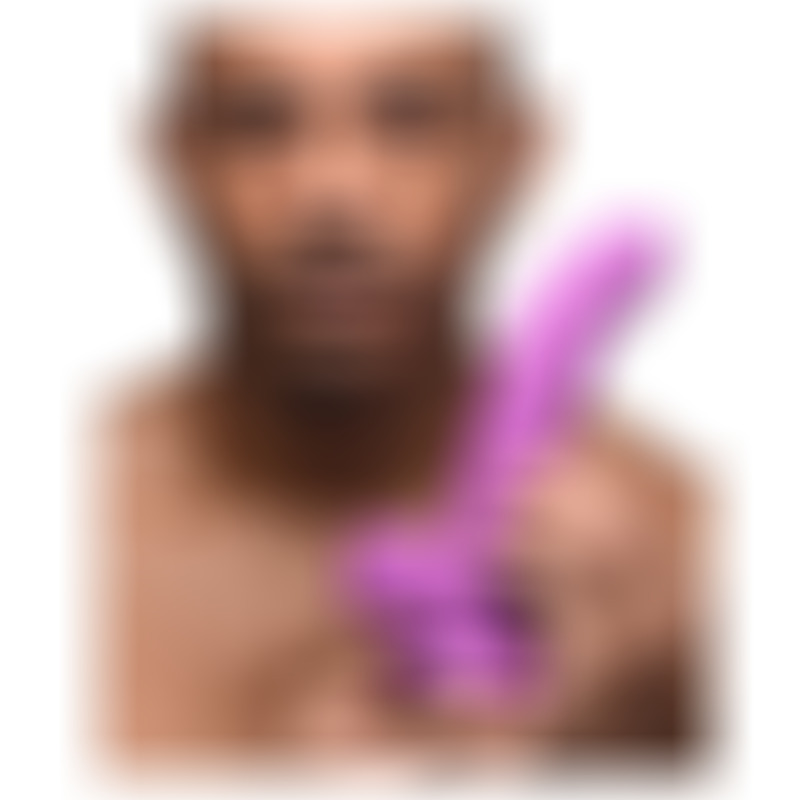 Dildo Realístico c/ Testículos 19 cm Morado