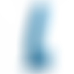 Gode Réaliste avec Testicules 21 cm Bleu