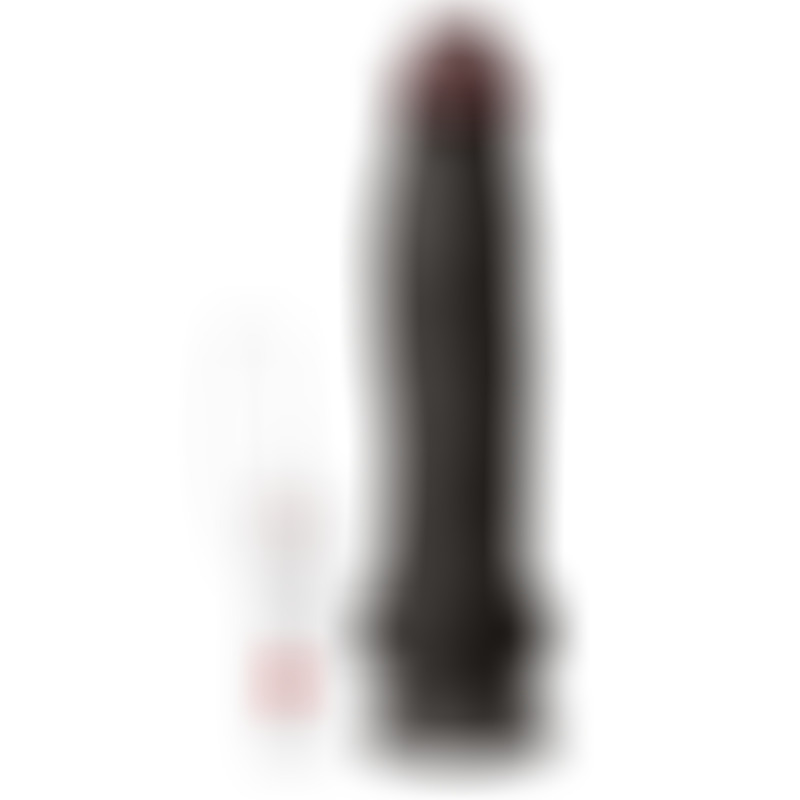 Pene Realista Vibrador Negro The Power 31 cm