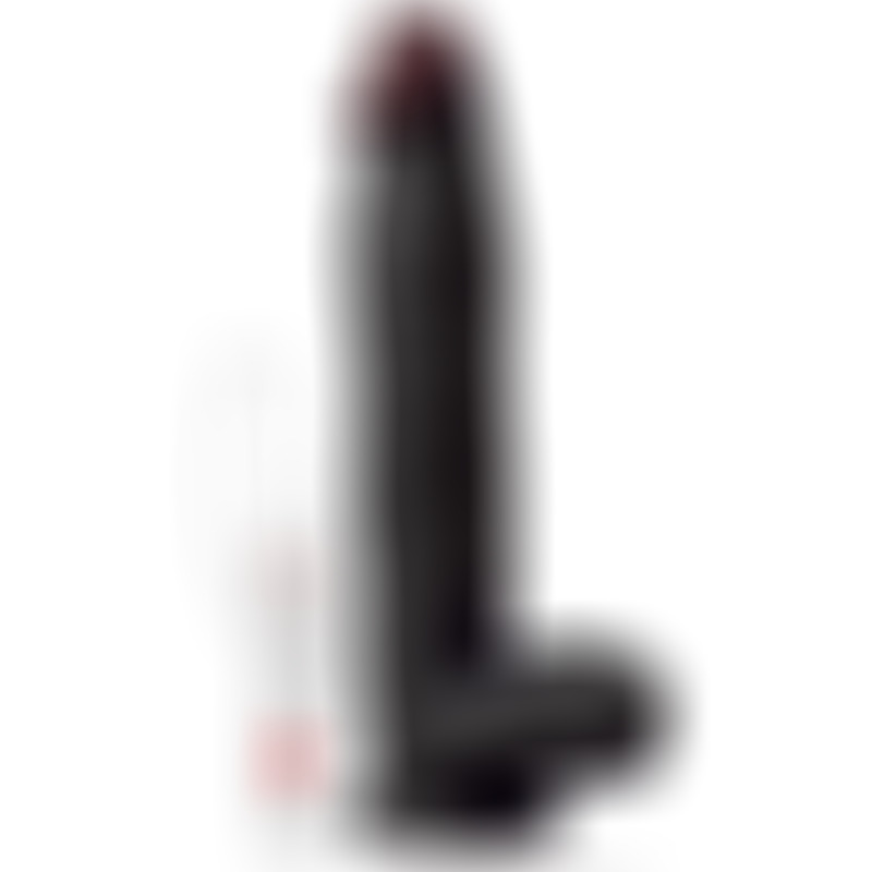 Pene Realista Vibrador Negro The Power 31 cm