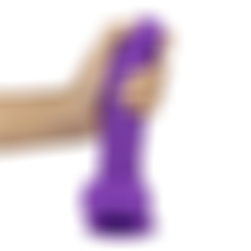 Dildo Realista Dual Layer 8 Púrpura