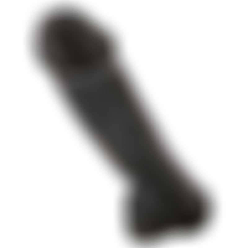 Pene con Testículos Negro 38 cm