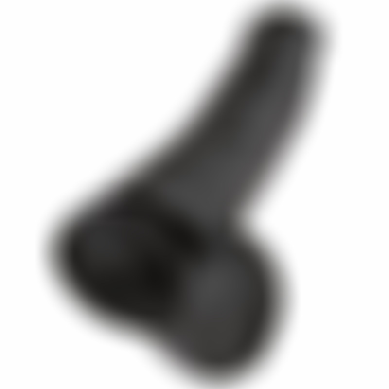 Pene con Testículos Negro 38 cm