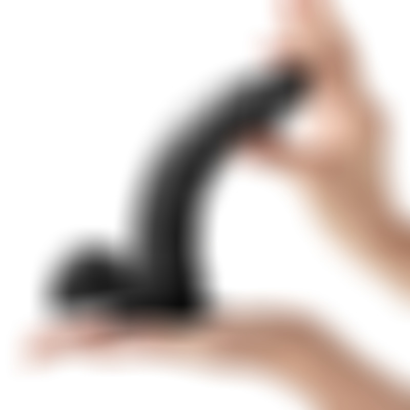 Pene Realístico Negro Jayson 21 cm