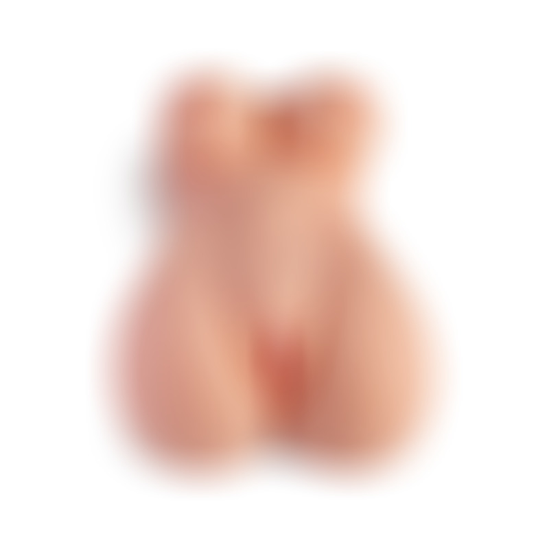 Torso Masturbador Vibrador Vagina y Ano