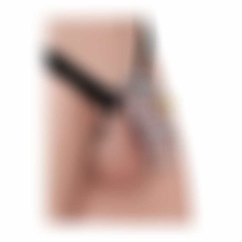 Extreme Chastity Belt Silver/Black