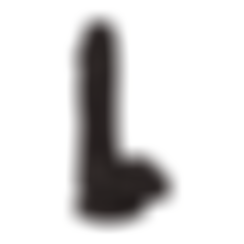 Dildo Fino con Testículos Thinz Negro 15,25 cm
