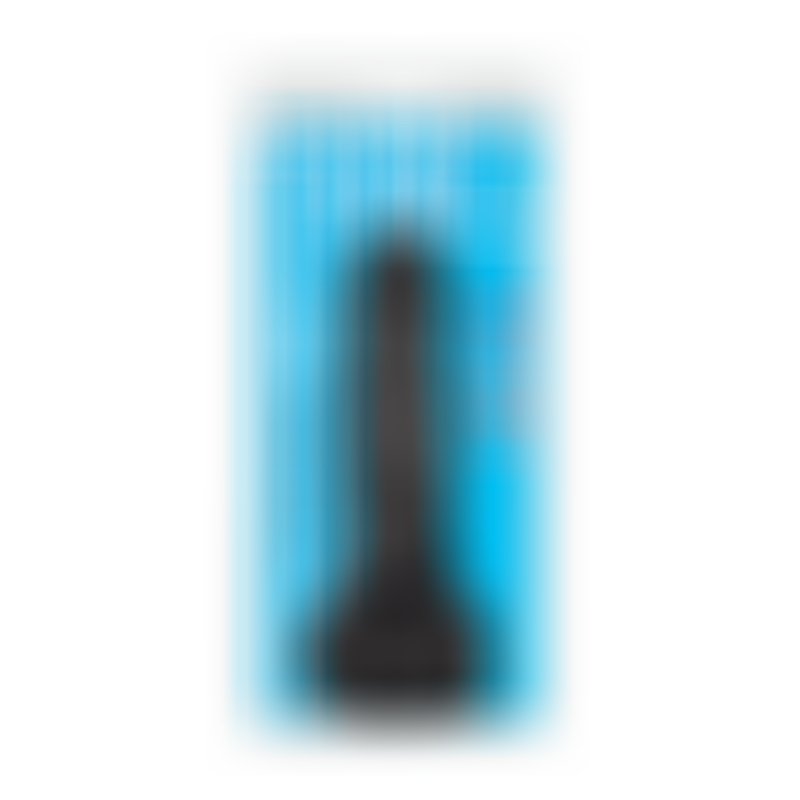 Dildo Fino con Testículos Thinz Negro 15,25 cm