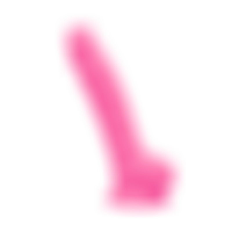 Dildo Model 1 Rosa Fosforescente