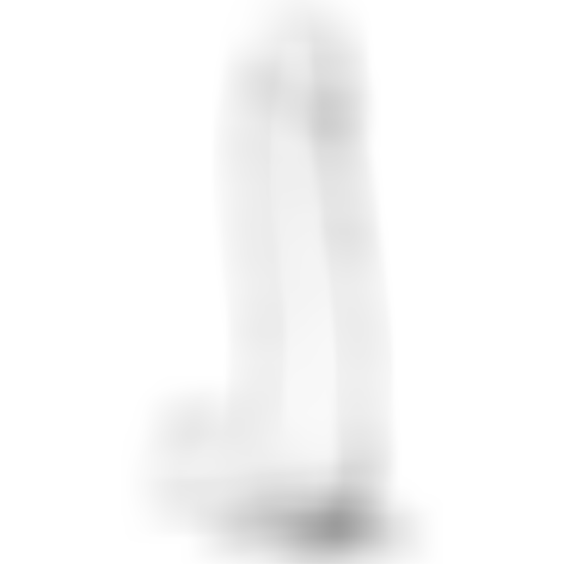 Clear Dildo Realista Transparente 20 cm x 4,5 cm