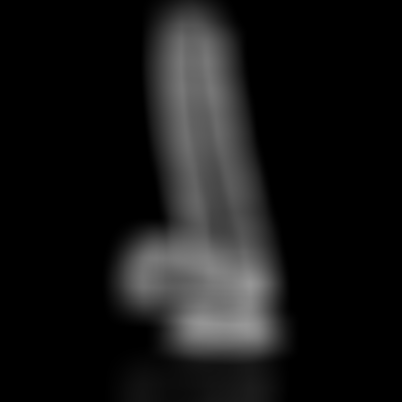 Clear Dildo Realista Transparente 18,5 cm x 3,8 cm