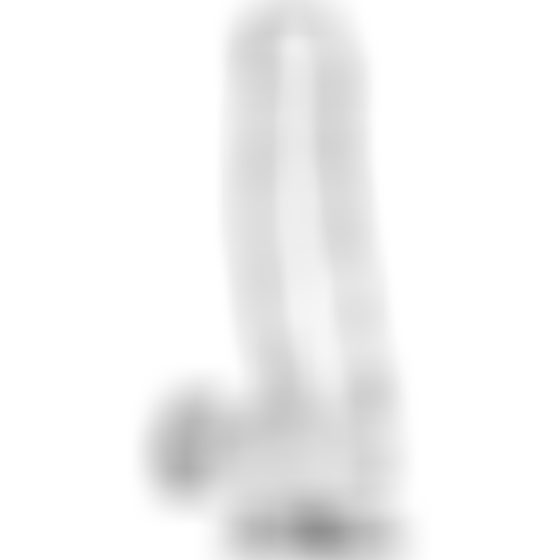 Clear Dildo Realista Transparente 18,5 cm x 3,8 cm