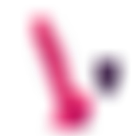 Pene Realístico Modelo 18 Rosa Vibración + Control Remoto