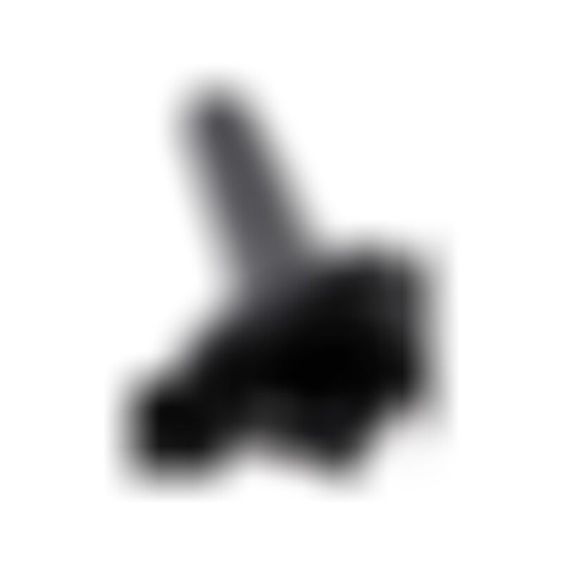 Fetish Harnais Vibromasseur Creux 19 cm Noir
