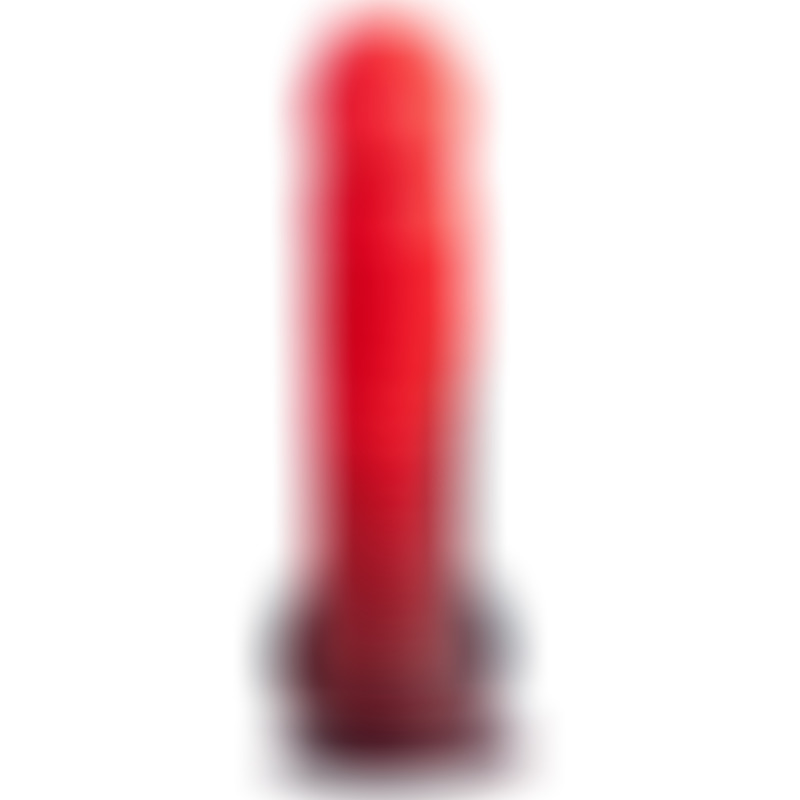 Devil Dildo Fantasy Termo Reactivo Rojo Negro