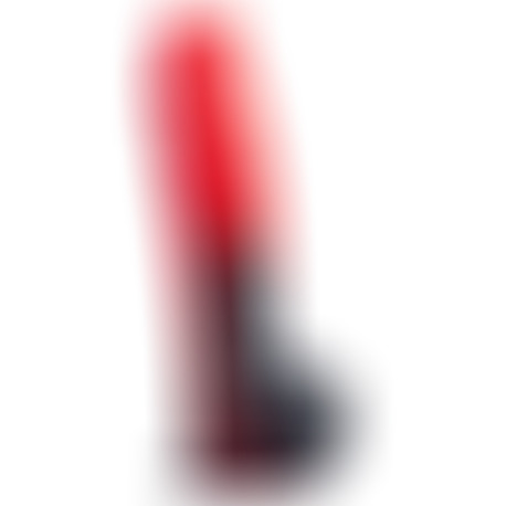 Devil Dildo Fantasy Termo Reactivo Rojo Negro