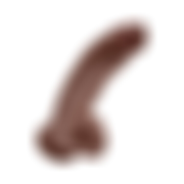 King Cock Pénis Réaliste avec Testicules 23 cm Marron