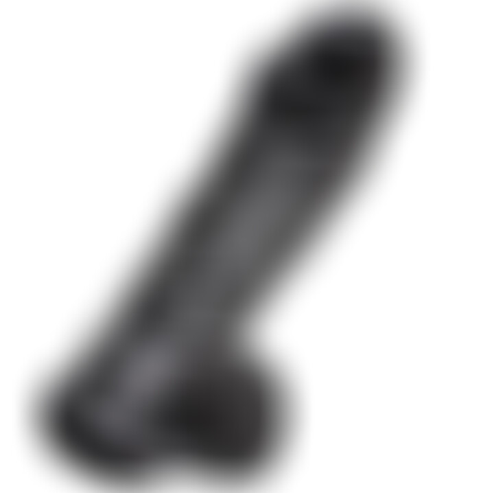 King Cock Pene Realístico con Testículos 25.5 cm Negro