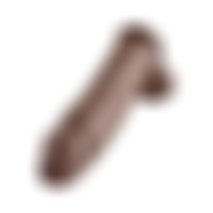 King Cock Pénis Réaliste Brun avec Testicules 30.5 cm
