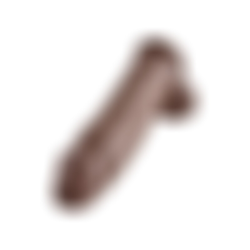 King Cock Pénis Réaliste Brun avec Testicules 30.5 cm