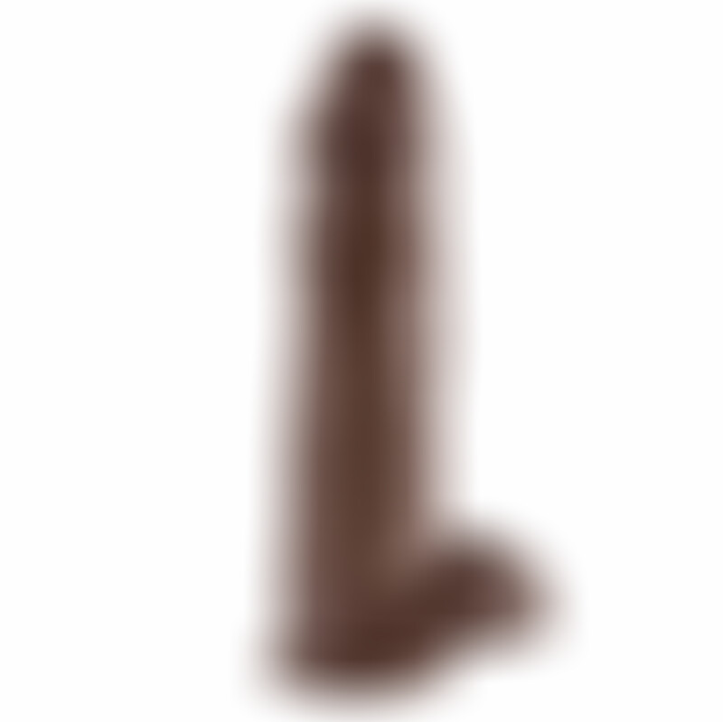King Cock Pénis Réaliste Brun avec Testicules 30.5 cm