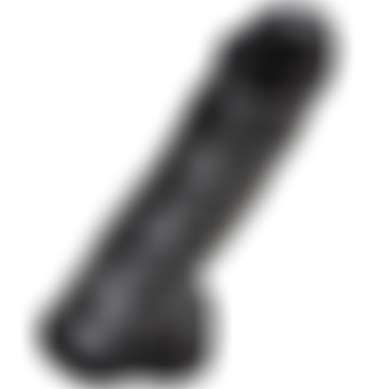 King Cock Réaliste avec Testicules 28 cm Noir