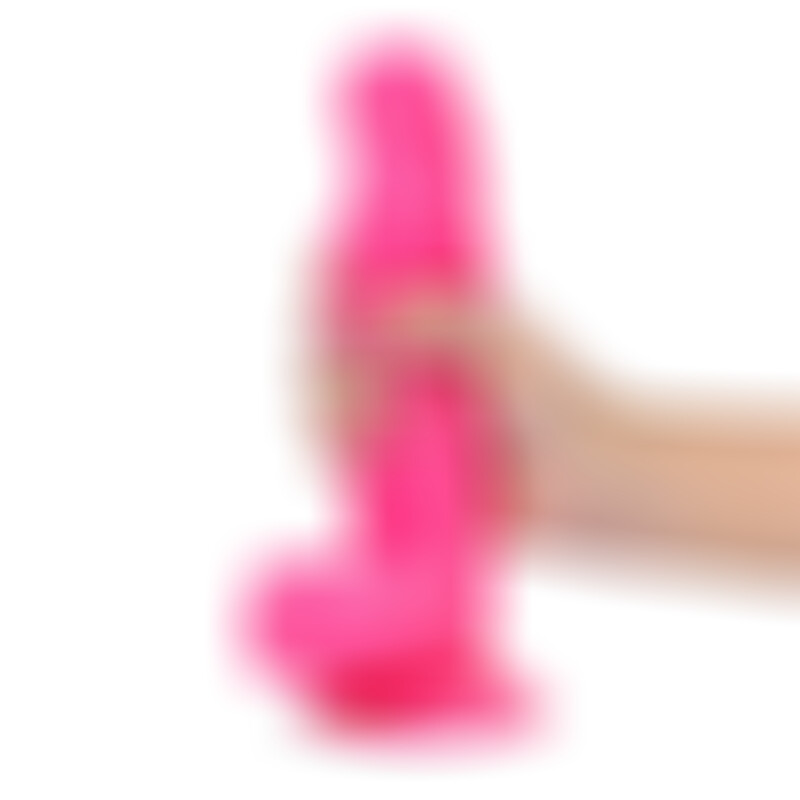 Slidy Gode Réaliste Dual Layer Rétractable 8 Rose