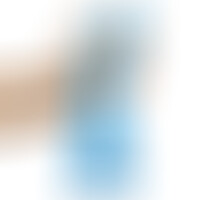 Gode Réaliste Dual Layer 8 Bleu