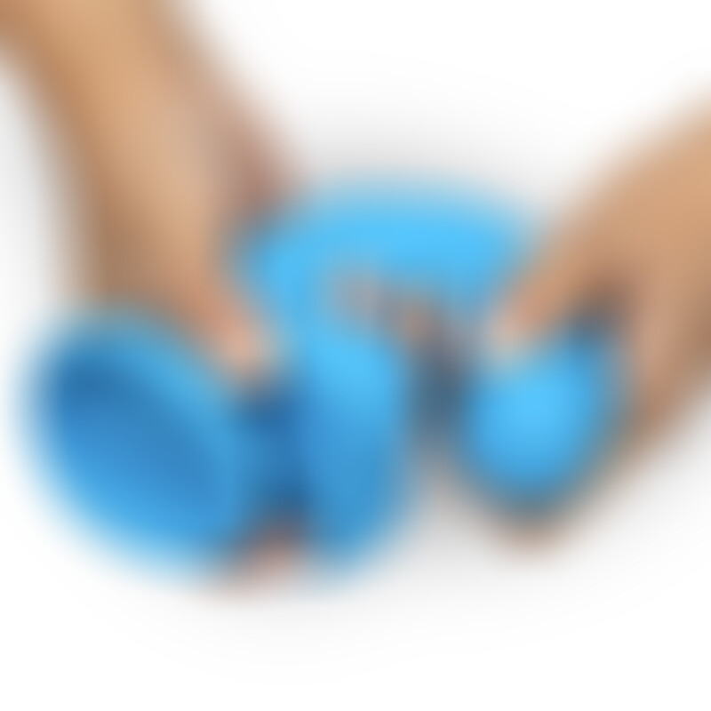 Gode Réaliste Dual Layer 8 Bleu