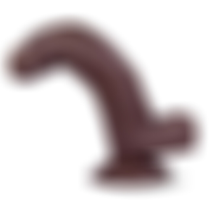 Slidy Gode Réaliste Dual Layer Rétractable 8 Marron