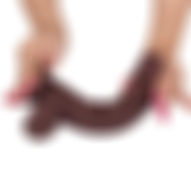 Slidy Dildo Realista Dual Layer Retráctil 9 Marrón