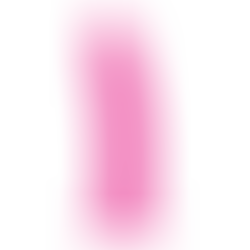 Dildo Model 2 15 cm Rosa Fosforescente
