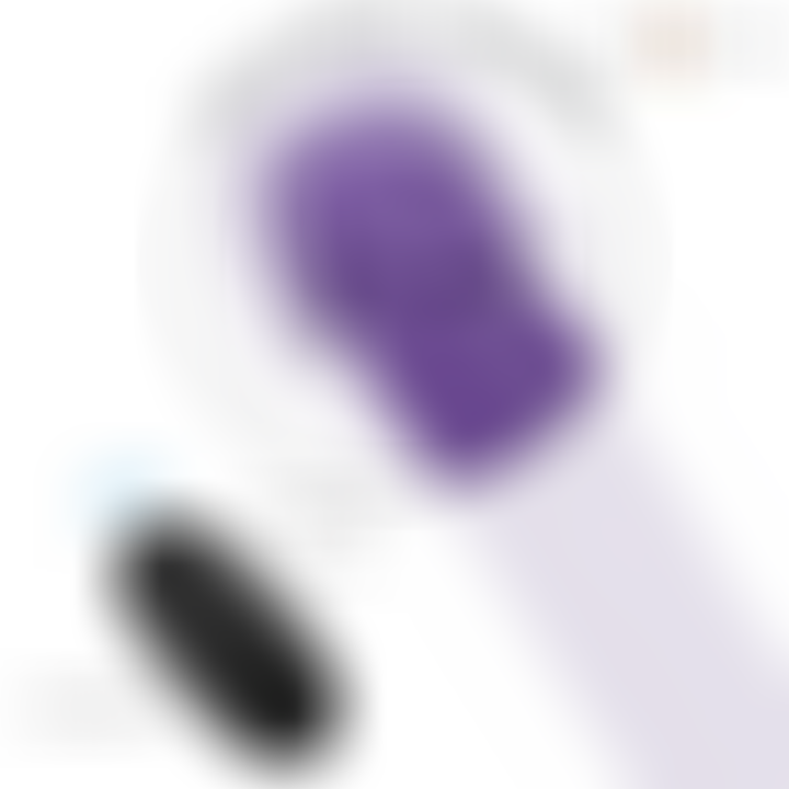 Gunter Dildo Doble Vibrador 40 cm Morado Control Remoto