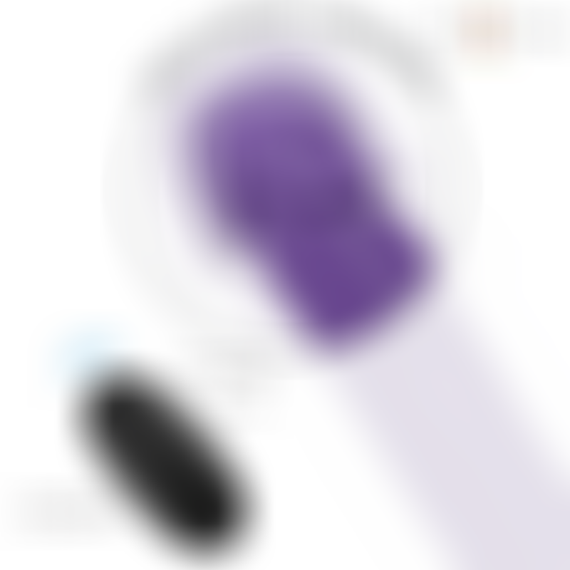 Gunter Dildo Doble Vibrador 40 cm Morado Control Remoto