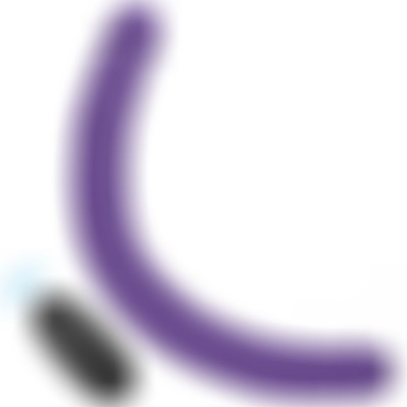 Gunter Dildo Doble Vibrador 40 cm Morado Control Remoto