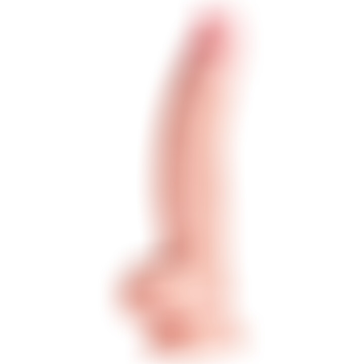 Gode avec Testicules Triple Densité 18 cm