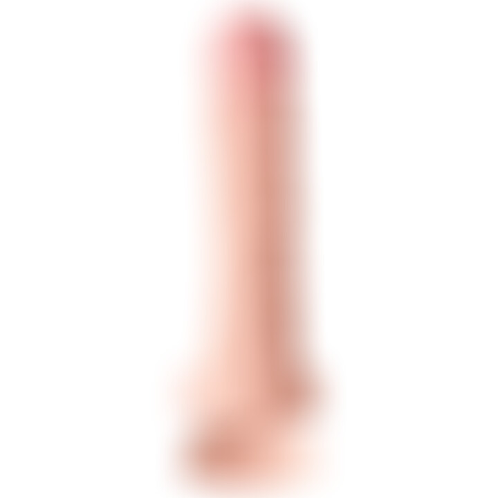 Gode avec Testicules Triple Densité 18 cm