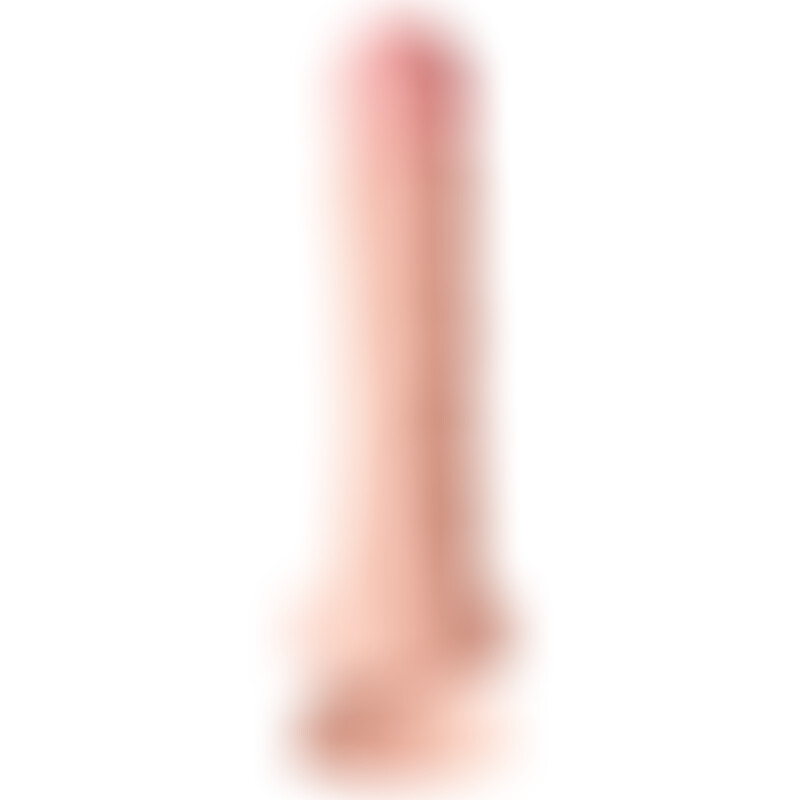 Gode avec Testicules Triple Densité 18 cm
