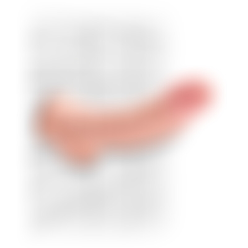 Gode avec Testicules Triple Densité 18 cm