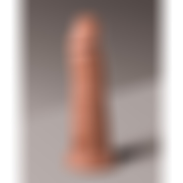 Gode Réaliste en Silicone 20,3 cm Caramel