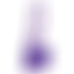 Pénis avec Testicules Violet 13.5 cm