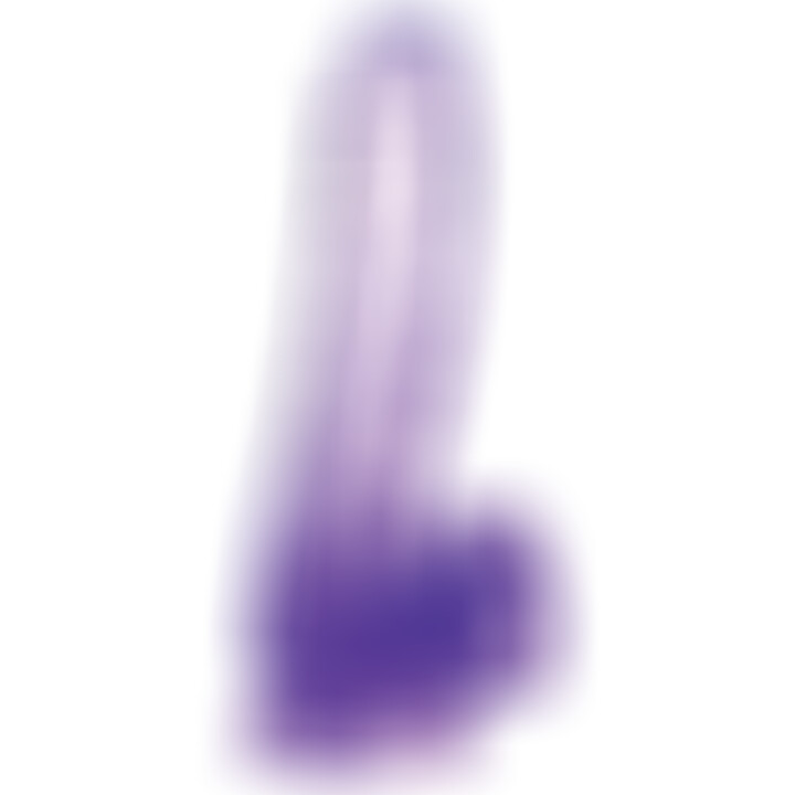 Pénis avec Testicules Violet 13.5 cm