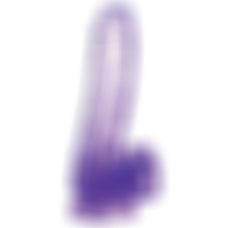 Pénis avec Testicules Violet 13.5 cm