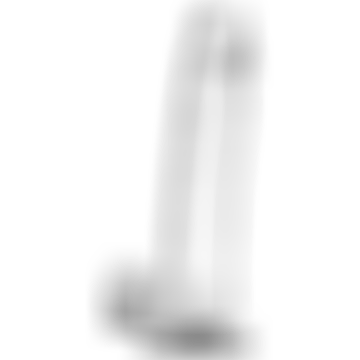 Clear Gode Réaliste Transparent 22 cm x 4,6 cm